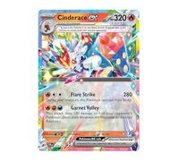 Cinderace ex 028/142 - Tarjeta de Pokémon ultra rara | Cartas Pokémon raras | Pokémon EX | Corona estelar | Pokémon escarlata y violeta | Titan Cards autenticado