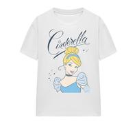 Cinderella Camiseta Headshot With Fancy Script para Mujer (TV25191)
