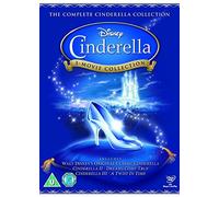 Cinderella Complete 1 - 3 DVD Film Collection Box Set: All 3 Movies Cinderella I, Cinderella 2: Dreams Come True Cinderella 3: A Twist in Time + Disney Extras Features by Clyde Geronimi