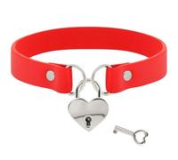 CINDERELLA TALLA ÚNICA Collar con cándico de Corazón Cuero Vegano