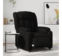 CINDERFUL Sillón reclinable eléctrico de Cuero sintético Negro,Sillón Reclinable Eléctrico de Cuero Sintético Cómodo y Elegante Salón, Sillones