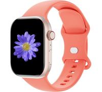 Cindgress Correas deportivas compatibles con Apple Watch de 42 mm, 44 mm, 45 mm, 41 mm, 38 mm, 40 mm, para mujeres y hombres, compatibles con correas de silicona suave para Apple Watch Series 6 para