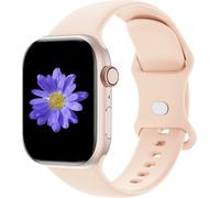 Cindgress Correas deportivas compatibles con Apple Watch de 42 mm, 44 mm, 45 mm, 41 mm, 38 mm, 40 mm, para mujeres y hombres, compatibles con correas de silicona suave para Apple Watch Series 6 para