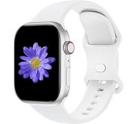 Cindgress Correas deportivas compatibles con Apple Watch de 42 mm, 44 mm, 45 mm, 41 mm, 38 mm, 40 mm, para mujeres y hombres, compatibles con correas de silicona suave para Apple Watch Series 6 para
