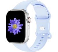 Cindgress Correas deportivas compatibles con Apple Watch de 42 mm, 44 mm, 45 mm, 41 mm, 38 mm, 40 mm, para mujeres y hombres, compatibles con correas de silicona suave para Apple Watch Series 6 para