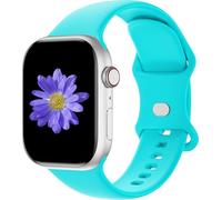 Cindgress Correas deportivas compatibles con Apple Watch de 42 mm, 44 mm, 45 mm, 41 mm, 38 mm, 40 mm, para mujeres y hombres, compatibles con correas de silicona suave para Apple Watch Series 6 para