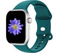 Cindgress Correas deportivas compatibles con Apple Watch de 42 mm, 44 mm, 45 mm, 41 mm, 38 mm, 40 mm, para mujeres y hombres, compatibles con correas de silicona suave para Apple Watch Series 6 para