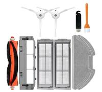 CINDTRGA Compatible con XiaoMi Mi Robot Vacuum Mop 2 Lite / 2 Pro/MJSTL / MJST1SHW, Accesorios, Cepillo Lateral Principal, Filtro Hepa, fregona, Piezas de Repuesto (Color : Set 2)