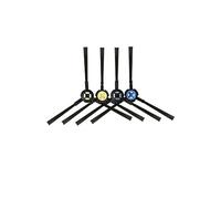 CINDTRGA Compatible con ZACO A10, Kit de Accesorios de aspiradora robótica, Cepillo Principal, Cepillo Lateral, fregona Lavable, paños, Trapos, Piezas de Repuesto (Color : 4 Side Brush)