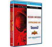 Cine Ciencia Ficción (Blu-ray) Pack 5 peliculas: Soldado Universal / Capricornio Uno / Saturno 3 / Zardoz / Los Invasores (The Recall)