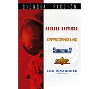 Cine Ciencia Ficción (DVD) Pack 5 peliculas: Soldado Universal / Capricornio Uno / Saturno 3 / Zardoz / Los Invasores (The Recall)