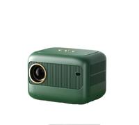 Cine en casa pequeño portátil dormitorio pantalla móvil habitación cama reloj TV 1080P proyector inteligente (D como se muestra) pequeño regalo