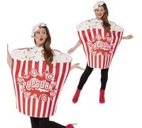 Cine Fast Food Disfraz para Adulto Hombre Mujer Novedad Chips Burger Traje