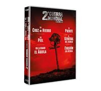 Cine Segunda Guerra Mundial (DVD) Pack 6 peliculas: La Cruz de Hierro / El Puente / La Piel / El General del Diablo / Ha Llegado el Aguila / Evasion en Atenea