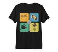 Cineasta Actor Director Cámara Cine Lover Movie Buff Camiseta Premium