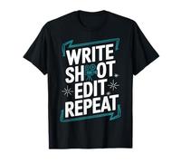 Cineasta Escribir Disparo Editar Repetir Camiseta