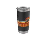 Cineasta Retro Ama Hacer Películas Editor de Video Filmmaking Vaso térmico de acero inoxidable de doble pared