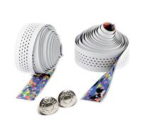 Cinelli Caleido Cinta Manillar Blanco Perforado Carretera Fija Cross Gota Barra