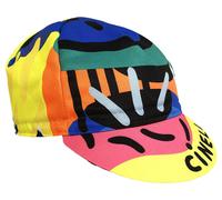 Cinelli Gorra de ciclismo Art Program colorido one_size