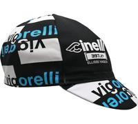Cinelli Vigorelli Gorra de Ciclismo, Negro, Talla única Unisex Adulto
