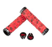 Cinelli Mike Giant Art Grips 70700000 - Mango para Manillar de Bicicleta (2 Unidades) Rojo Rojo - Rojo Talla:no aplicable