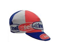 Cinelli Gorra de ciclismo rojo/blanco/negro one_size