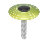 Cinelli Tapa Ahead Top Cap verde 1 1/8"