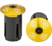 Cinelli Tapones de manillar amarillo one_size