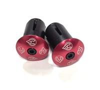 Cinelli - Tapones expansores para Extremo de Barra Unisex, Color Rojo, Universal
