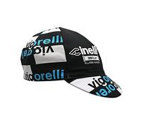 Cinelli Vigorelli Gorra de Ciclismo, Negro, Talla única Unisex Adulto
