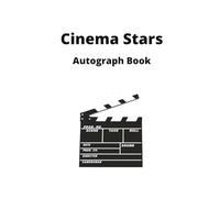 Cinema Autograph Book - Mini 5.5” x 8.5” Hardcover Album for Movie Fans & Collectors: Compact Horizontal Signature Book for Film Premieres, Festivals, Events & Memorabilia