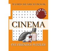 CINEMA Word Search: Themed Large Print Word Serch Book. 55 Puzzles
