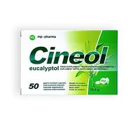 Cineol Aceite de Eucalipto - 100% Natural - Cápsulas con Aceite de Eucalipto - para inflamación de las vías respiratorias superiores y resfriados - complemento alimenticio (50uds.)
