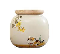 Cinerario Per Ceneri Gatto In Ceramica - Ceramica Ornamento Scatola Memmoriale Animale , Ornamento Mmemoriale Con Luogo | Memm0riale Animale Per Cremazione Funerale Simpatia - Giardino Esterno