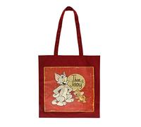 Cinereplicas - 100% Baumwolle 41 * 38cm Tragetasche - Looney Tunes/Piolín Pop Art/Tom & Jerry - Offizielle Lizenz (Tom & Jerry)