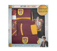 Cineréplicas Brandecision- Caja Regalo Deluxe Harry Potter (Gryffindor) Capa,Corbata,Gorro,Guantes, Bufanda y Varita, 8436561073122