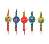 Cinereplicas DC Comics - Velas Superman (Set de 10) - Licencia Oficial