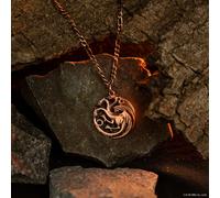 Cinereplicas Game of Thrones - Collar con Sigilo Targaryen - Licencia Oficial