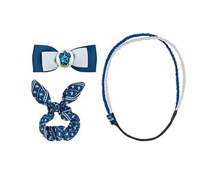 Cinereplicas Harry Potter - Accesorios para el cabello Ravenclaw Trendy - Set de 3 - Licencia Oficial