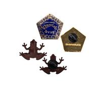 Cinereplicas Harry Potter - Alfiler Rana de Chocolate - 3 * 3cm - Licencia Oficial