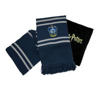 Cinereplicas - Harry Potter - Bufanda - Ultra Suave - Edición Deluxe - Licencia Oficial - Casa Ravenclaw - 250 cm - Azul y Gris