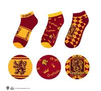 Cinereplicas harry potter - calcetines de tobillo gryffindor (juego de