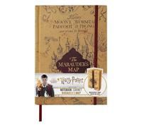 Cinereplicas Harry Potter - Cuaderno con mapa del Merodeador plegable - Licencia Oficial