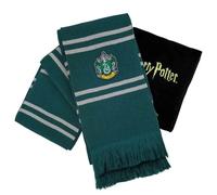 Cinereplicas - Harry Potter - Bufanda - Ultra Suave - Edición Deluxe - Licencia Oficial - Casa Slytherin - 250 cm - Verde y Gris