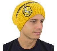 Cinereplicas - Harry Potter - Gorro Caído - Licencia Oficial - Casa Hufflepuff - Amarillo y Negro