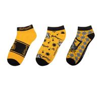 Cinereplicas Harry Potter Juego de 3 Calcetines de Tobillo Hufflepuff