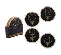 Cinereplicas harry potter - juego de 4 posavasos de hechizos y encanto