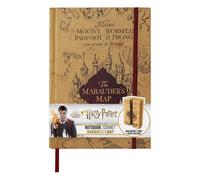 Cinereplicas Harry Potter - Cuaderno con mapa del Merodeador plegable - Licencia Oficial