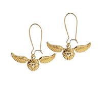 Cinereplicas Harry Potter - Pendientes de la Snitch Dorada -1 * 0.8cm - Licencia Oficial