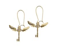 Cinereplicas Harry Potter - Pendientes Llave Voladora - 2.1 * 1.4 cm- Licencia Oficial